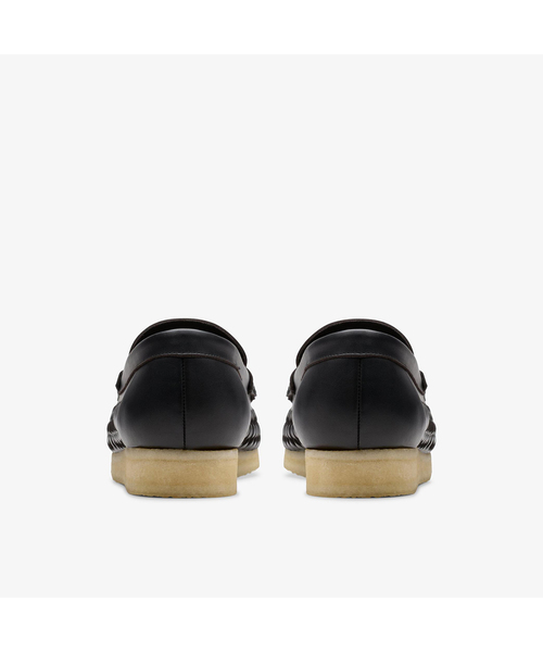 Clarks(クラークス)の「Clarks(クラークス)WB Penny Weave Black Leather(その他シューズ・メンズ・ブラック・65/70/75/80/85/90)」の6枚目の写真