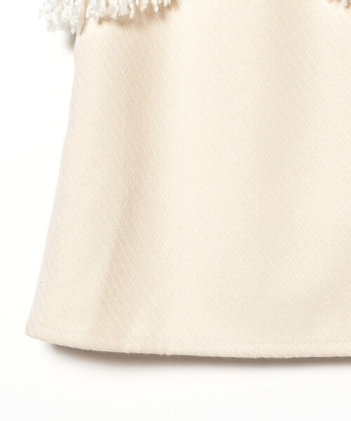 Ray BEAMS（レイビームス）の「GHOSPELL / Soliha Fringe Skirt（スカート・レディース・オフホワイト・SMALL）」の4枚目の写真