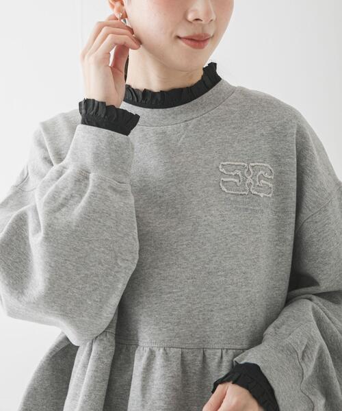 URBAN RESEARCH(アーバンリサーチ)の「フリルデザインシアーカットソー(Tシャツ/カットソー・レディース・ブラック/オフホワイト・FREE)」の13枚目の写真