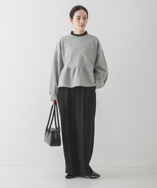 URBAN RESEARCH(アーバンリサーチ)の「フリルデザインシアーカットソー(Tシャツ/カットソー・レディース・ブラック/オフホワイト・FREE)」の15枚目の写真