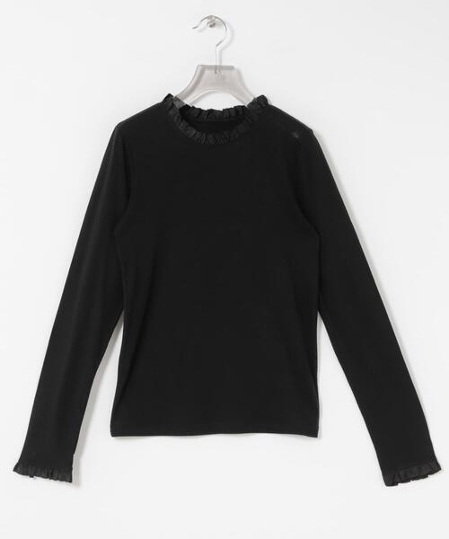 URBAN RESEARCH(アーバンリサーチ)の「フリルデザインシアーカットソー(Tシャツ/カットソー・レディース・ブラック/オフホワイト・FREE)」の20枚目の写真