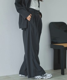 Doux archives | ストライプ３タックワイドパンツ(その他パンツ)