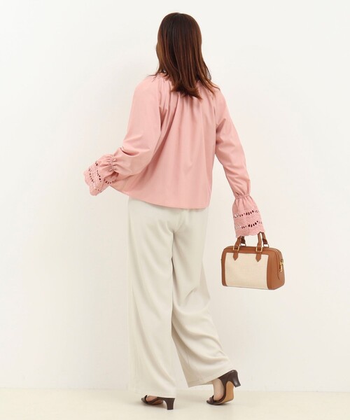 NOLLEY’S（ノーリーズ）の「袖レース前後2WAYブラウス（シャツ/ブラウス・レディース・オフホワイト/イエロー/ピンク・38）」の20枚目の写真