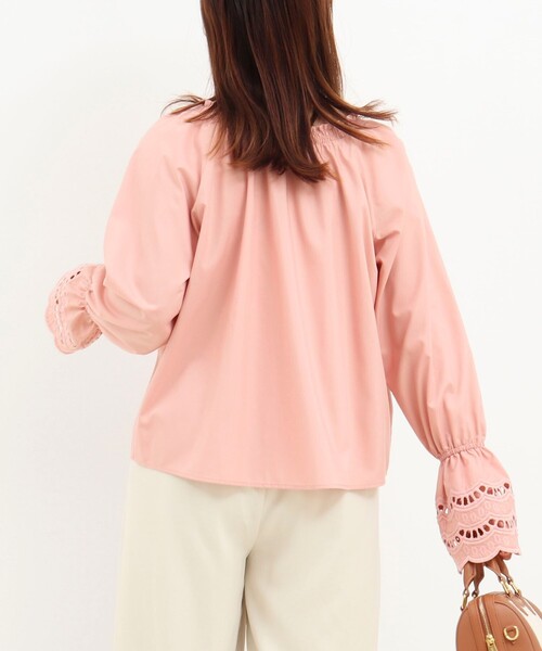 NOLLEY’S（ノーリーズ）の「袖レース前後2WAYブラウス（シャツ/ブラウス・レディース・オフホワイト/イエロー/ピンク・38）」の19枚目の写真