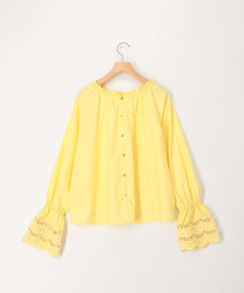 NOLLEY’S（ノーリーズ）の「袖レース前後2WAYブラウス（シャツ/ブラウス・レディース・オフホワイト/イエロー/ピンク・38）」の16枚目の写真