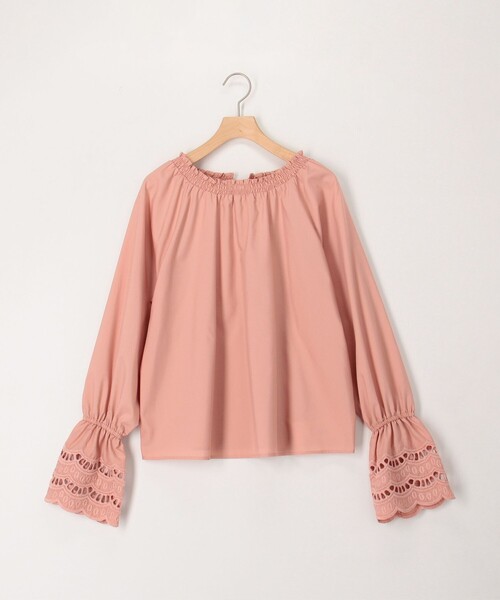 NOLLEY’S（ノーリーズ）の「袖レース前後2WAYブラウス（シャツ/ブラウス・レディース・オフホワイト/イエロー/ピンク・38）」の11枚目の写真