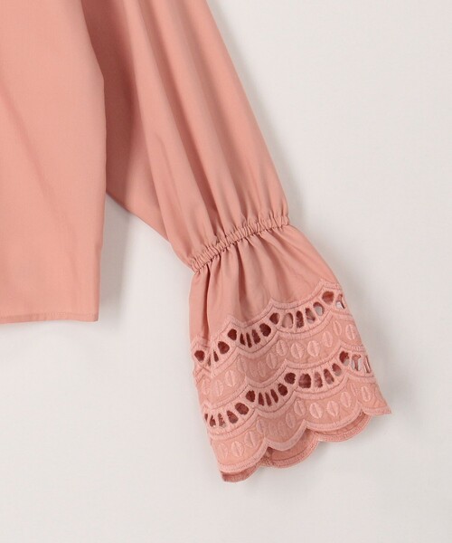 NOLLEY’S（ノーリーズ）の「袖レース前後2WAYブラウス（シャツ/ブラウス・レディース・オフホワイト/イエロー/ピンク・38）」の9枚目の写真