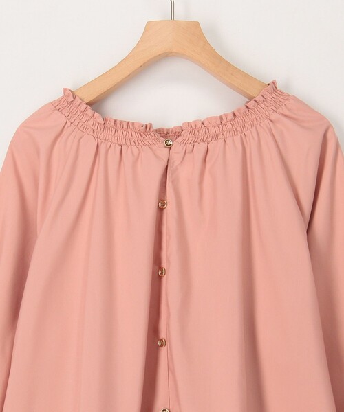 NOLLEY’S（ノーリーズ）の「袖レース前後2WAYブラウス（シャツ/ブラウス・レディース・オフホワイト/イエロー/ピンク・38）」の6枚目の写真