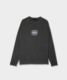 ANYTIME LOREAK（エニタイムロレーク）の「ROSE DYEING LONG SLEEVE-CHARCOAL（Tシャツ/カットソー）」
