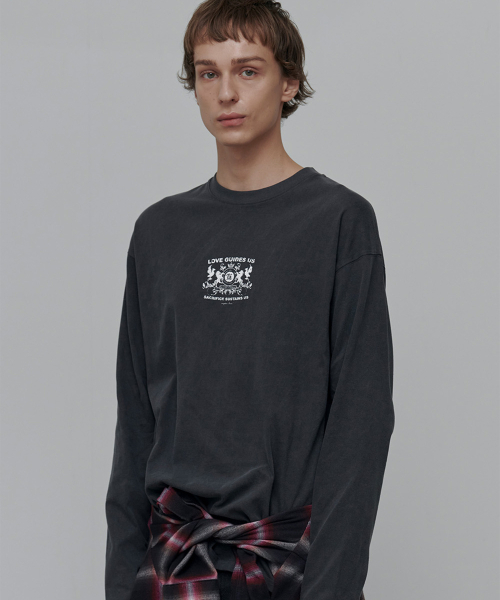 ANYTIME LOREAK(エニタイムロレーク)の「ROSE DYEING LONG SLEEVE-CHARCOAL(Tシャツ/カットソー・レディース・その他・LARGE/MEDIUM)」の4枚目の写真