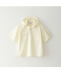 BLUESUNFLOWER（ブルーサンフラワー）の「プレーンスナップフードバイキング半袖シャツ[イエロー]（シャツ/ブラウス）」
