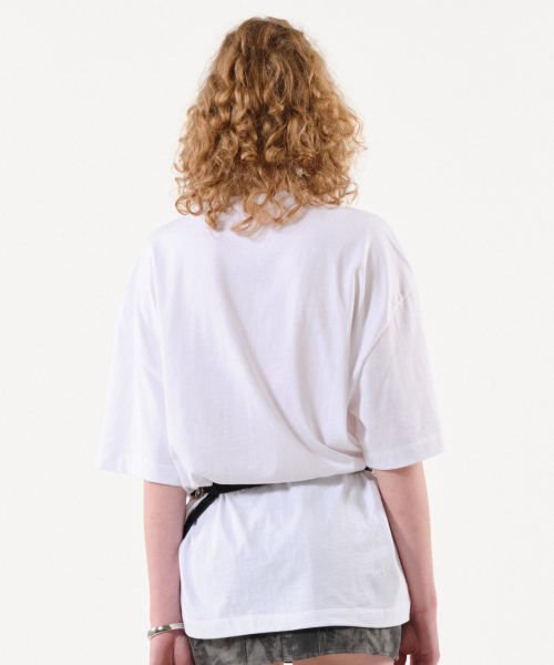 FOR THE WEATHER(フォーザウェザー)の「ランジェリーグラフィックTシャツ(ホワイト)(Tシャツ/カットソー・レディース・その他・FREE)」の4枚目の写真