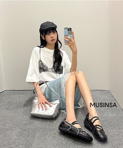 FOR THE WEATHER(フォーザウェザー)の「ランジェリーグラフィックTシャツ(ホワイト)(Tシャツ/カットソー・レディース・その他・FREE)」の10枚目の写真