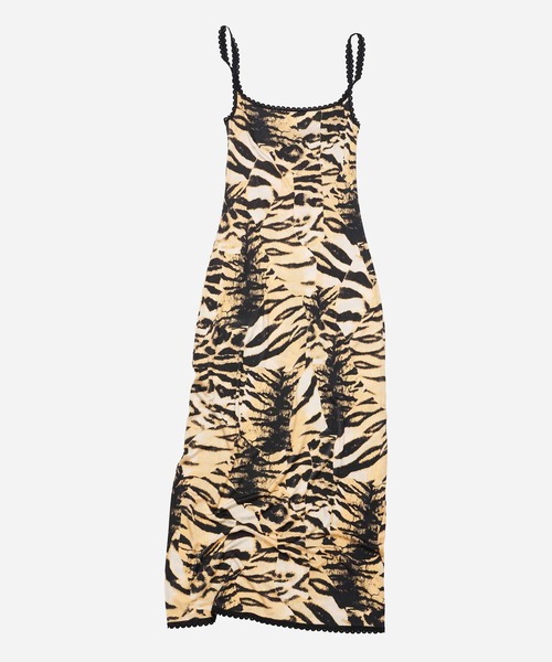 Stockholm Surfboard Club(ストックホルムサーフボードクラブ)の「Stockholm Surfboard Club/ストックホルムサーフボードクラブ ワンピース Printed Slip Dress(ワンピース・レディース・レオパード・36/38)」の7枚目の写真