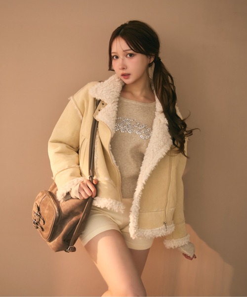 TITTY&CO.（ティティーアンドコー）の「スウェード調3Wayショルダーバッグ（ショルダーバッグ・レディース・ライトグレー/ブラック/カーキ/モカ・FREE）」の19枚目の写真