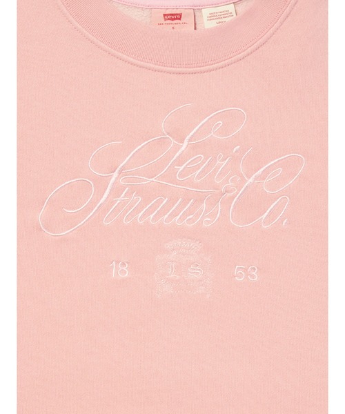 Levi's(リーバイス)の「Levi's/リーバイス ヴィンテージ ボックス スウェットシャツ(スウェット・レディース・ピンク・XS/S/M)」の6枚目の写真