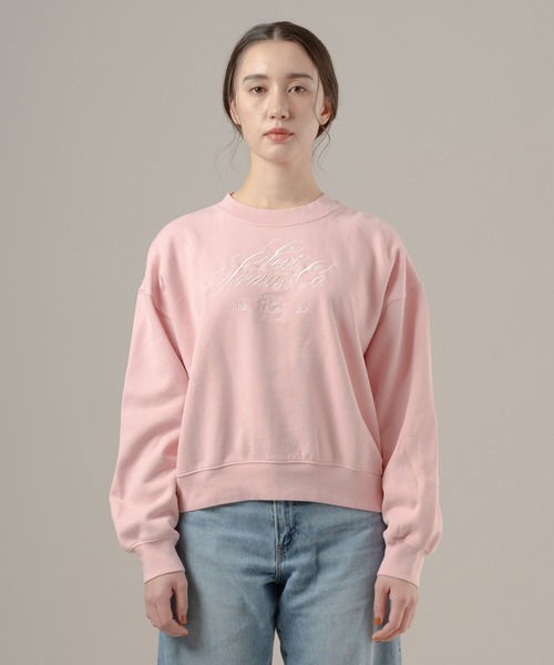 Levi's(リーバイス)の「Levi's/リーバイス ヴィンテージ ボックス スウェットシャツ(スウェット・レディース・ピンク・XS/S/M)」の16枚目の写真