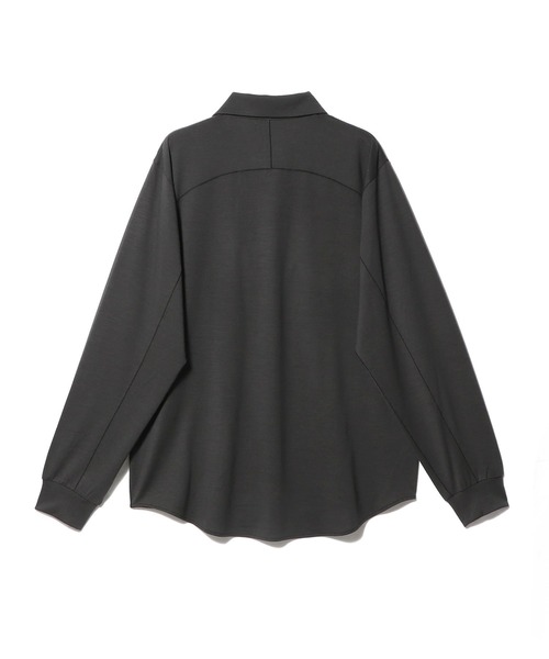 COLUMN(コラム)の「COLUMN / ウールプレーティング シャツ<THE COLUMN>(シャツ/ブラウス・メンズ・ネイビー/チャコールグレー・LARGE/MEDIUM)」の3枚目の写真