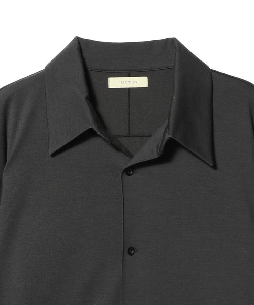 COLUMN(コラム)の「COLUMN / ウールプレーティング シャツ<THE COLUMN>(シャツ/ブラウス・メンズ・ネイビー/チャコールグレー・LARGE/MEDIUM)」の4枚目の写真