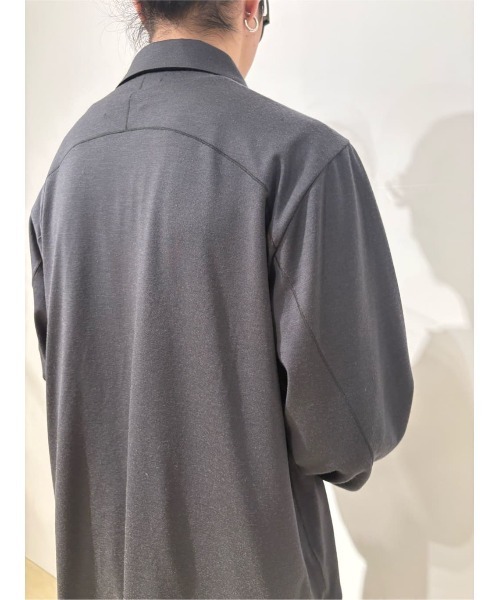 COLUMN(コラム)の「COLUMN / ウールプレーティング シャツ<THE COLUMN>(シャツ/ブラウス・メンズ・ネイビー/チャコールグレー・LARGE/MEDIUM)」の10枚目の写真