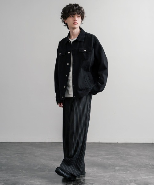 Rocky Monroe(ロッキーモンロー)の「フェイクレザー/スエード厚底スニーカーローファー(ローファー・メンズ・ブラック/ブラック系・L/M/S)」の16枚目の写真