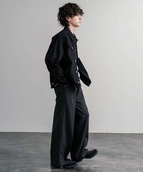 Rocky Monroe(ロッキーモンロー)の「フェイクレザー/スエード厚底スニーカーローファー(ローファー・メンズ・ブラック/ブラック系・L/M/S)」の17枚目の写真