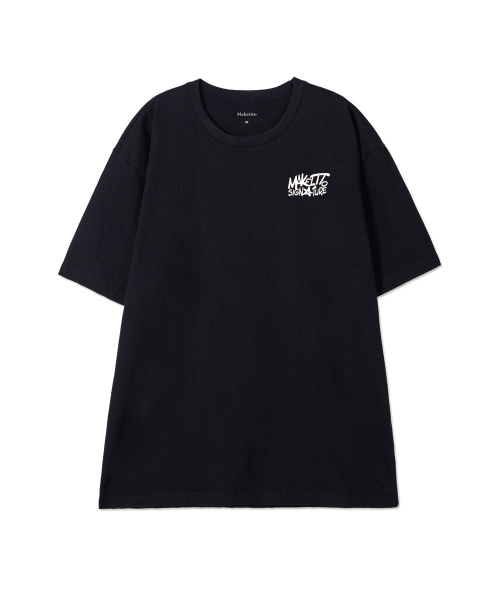 MAKEITTO（メイキット）の「[GRAFFITI3 LOGO]CREW NECK TEE_BLACK（Tシャツ/カットソー・メンズ・その他・M/L/XL/XXL）」の2枚目の写真