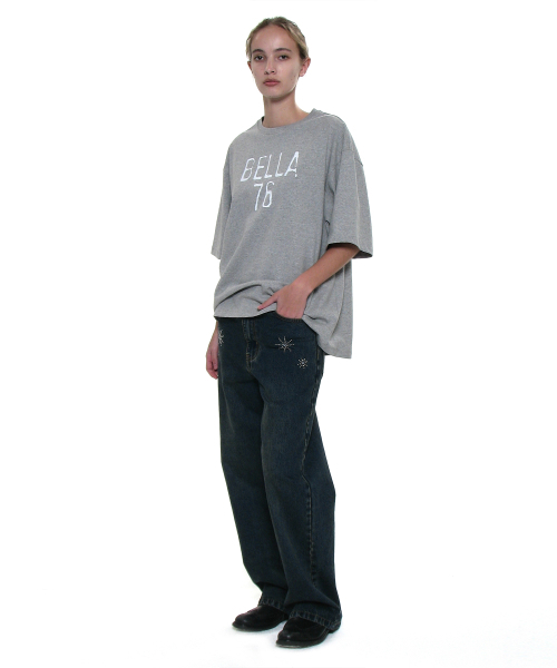PARTIMENTO WOMEN(パルティメントウィメン)の「チャオベラ76パッチショートスリーブT_メランジ(Tシャツ/カットソー・レディース・その他・ONE SIZE)」の6枚目の写真