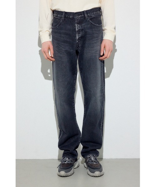 AZUL by moussy(アズールバイマウジー)の「AZUL DENIM ルーズストレート(デニムパンツ・メンズ・ブラック/ブルー/ワンウォッシュ・34inch/32inch/30inch/28inch)」の8枚目の写真