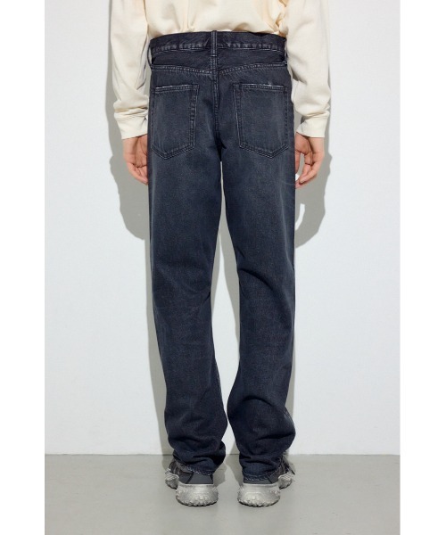 AZUL by moussy(アズールバイマウジー)の「AZUL DENIM ルーズストレート(デニムパンツ・メンズ・ブラック/ブルー/ワンウォッシュ・34inch/32inch/30inch/28inch)」の10枚目の写真