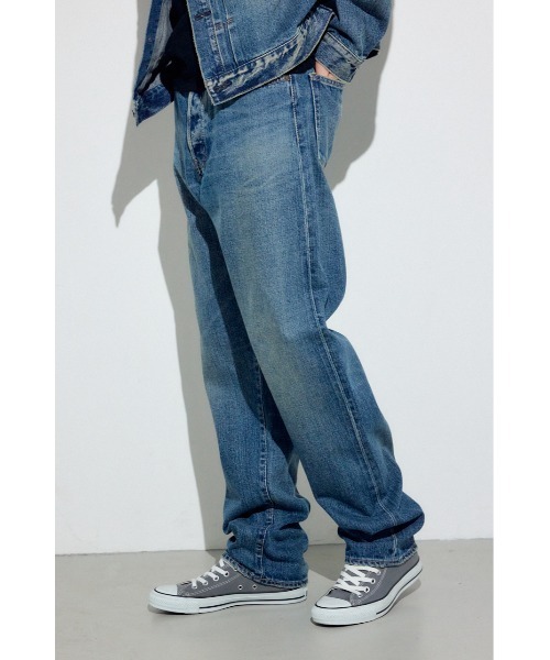 AZUL by moussy(アズールバイマウジー)の「AZUL DENIM ルーズストレート(デニムパンツ・メンズ・ブラック/ブルー/ワンウォッシュ・34inch/32inch/30inch/28inch)」の16枚目の写真