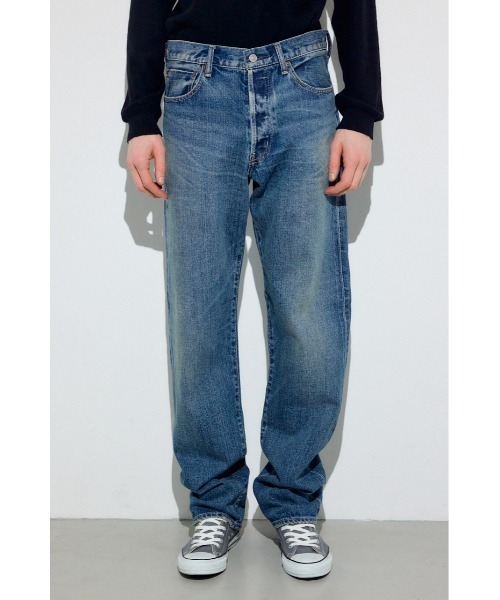 AZUL by moussy(アズールバイマウジー)の「AZUL DENIM ルーズストレート(デニムパンツ・メンズ・ブラック/ブルー/ワンウォッシュ・34inch/32inch/30inch/28inch)」の18枚目の写真