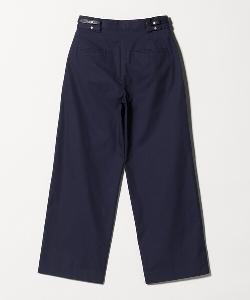 ATTISESSION（アティセッション）の「＜ATTISESSION＞ベルト 2タック ストレート パンツ 3（その他パンツ・レディース・ネイビー/ホワイト・38/36）」の18枚目の写真