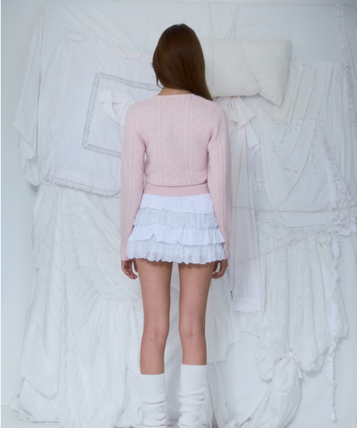 ROSEFRANTZ（ロゼフランツ）の「Muse Wrap Rib Knit [Pink]（ニット/セーター・レディース・その他・ONE SIZE）」の6枚目の写真