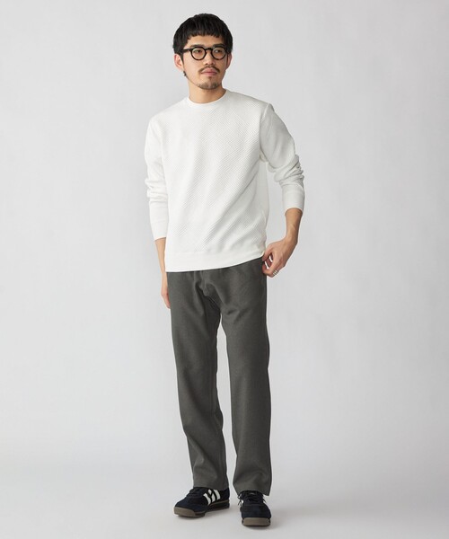 SHIPS(シップス)の「SHIPS: 膨れジャカード ロングスリーブ(Tシャツ/カットソー・メンズ・グレー/ホワイト/ダークグレー/ネイビー・SMALL/MEDIUM/LARGE/X-LARGE)」の5枚目の写真