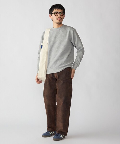 SHIPS(シップス)の「SHIPS: 膨れジャカード ロングスリーブ(Tシャツ/カットソー・メンズ・グレー/ホワイト/ダークグレー/ネイビー・SMALL/MEDIUM/LARGE/X-LARGE)」の6枚目の写真