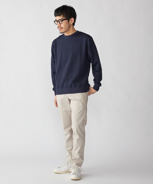 SHIPS(シップス)の「SHIPS: 膨れジャカード ロングスリーブ(Tシャツ/カットソー・メンズ・グレー/ホワイト/ダークグレー/ネイビー・SMALL/MEDIUM/LARGE/X-LARGE)」の8枚目の写真