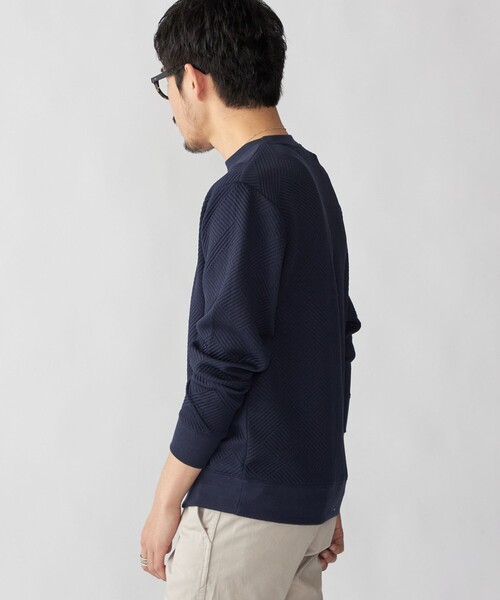 SHIPS(シップス)の「SHIPS: 膨れジャカード ロングスリーブ(Tシャツ/カットソー・メンズ・グレー/ホワイト/ダークグレー/ネイビー・SMALL/MEDIUM/LARGE/X-LARGE)」の13枚目の写真