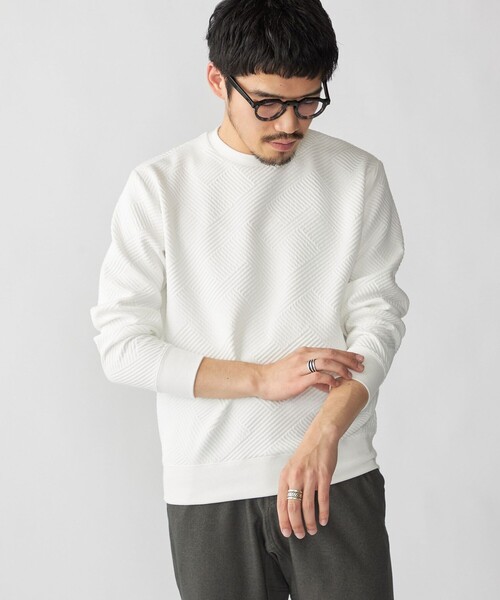SHIPS(シップス)の「SHIPS: 膨れジャカード ロングスリーブ(Tシャツ/カットソー・メンズ・グレー/ホワイト/ダークグレー/ネイビー・SMALL/MEDIUM/LARGE/X-LARGE)」の16枚目の写真