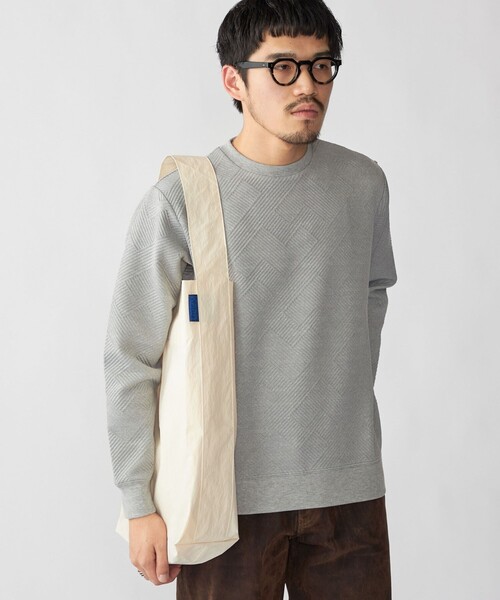 SHIPS(シップス)の「SHIPS: 膨れジャカード ロングスリーブ(Tシャツ/カットソー・メンズ・グレー/ホワイト/ダークグレー/ネイビー・SMALL/MEDIUM/LARGE/X-LARGE)」の18枚目の写真