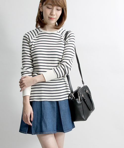 WEGO(ウィゴー)の「WEGO/タックフレアスカート(スカート・レディース・ホワイト/インディゴブルー/その他1/ブラック/ブルー系その他/ライトインディゴブルー/ライトパープル/その他2/ブルー系その他2/ブルー系その他3・FREE)」の4枚目の写真