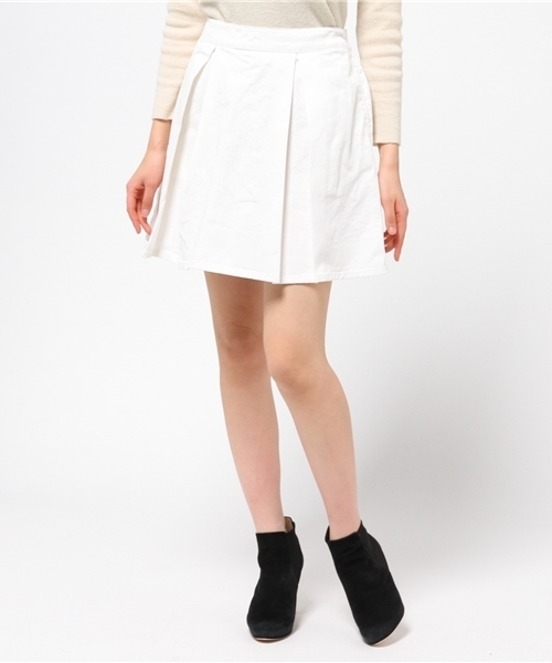 WEGO(ウィゴー)の「WEGO/タックフレアスカート(スカート・レディース・ホワイト/インディゴブルー/その他1/ブラック/ブルー系その他/ライトインディゴブルー/ライトパープル/その他2/ブルー系その他2/ブルー系その他3・FREE)」の19枚目の写真