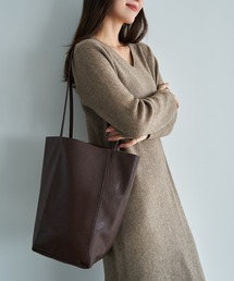 STYLE DELI（スタイルデリ）の「本革切りっぱなしバケツトートバッグ（トートバッグ）」