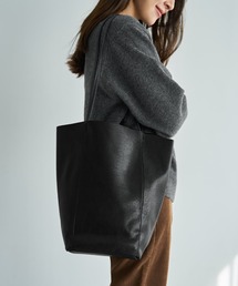 STYLE DELI（スタイルデリ）の「本革切りっぱなしバケツトートバッグ（トートバッグ）」