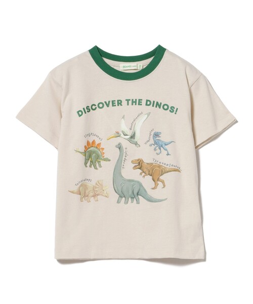 BEAMS mini（ビームスミニ）の「ダイナソー Tシャツ 2026SS（90～130cm）（Tシャツ/カットソー・キッズ・ホワイト系その他5/チャコールグレー/ミント・120/130/110/90/100）」の19枚目の写真