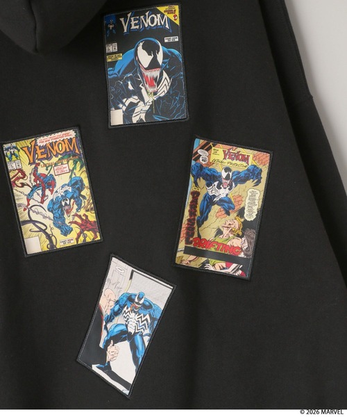 LOWRYS FARM(ローリーズファーム)の「【LFM(U)】MARVELスウェットフーディ 640214(スウェット・メンズ・ブラック/グレー/ホワイト・LARGE/MEDIUM)」の14枚目の写真