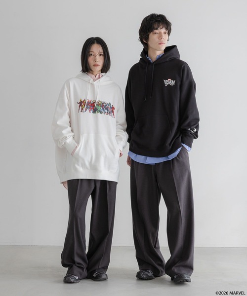 LOWRYS FARM(ローリーズファーム)の「【LFM(U)】MARVELスウェットフーディ 640214(スウェット・メンズ・ブラック/グレー/ホワイト・LARGE/MEDIUM)」の22枚目の写真