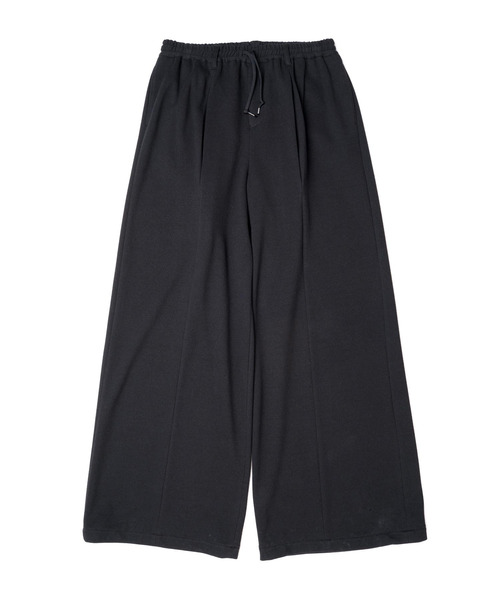 yoshiokubo（ヨシオクボ）の「yoshiokubo ヨシオクボ / DEEP CUT WIDE PT ディープカットシームレスワイドパンツ / YKS26404（その他パンツ・メンズ・ブラック・3/2）」の8枚目の写真