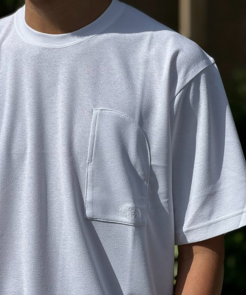THE NORTH FACE（ザノースフェイス）の「【THE NORTH FACE】S/S Crepe Weave Tee（Tシャツ/カットソー・メンズ・ブラック/ホワイト/グレー・LARGE/MEDIUM/X-LARGE）」の9枚目の写真