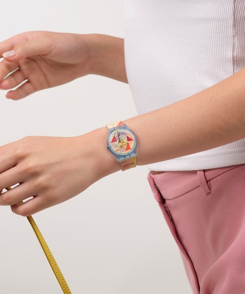 SWATCH(スウォッチ)の「KLEE'S BAVARIAN DON GIOVANNI(アナログ腕時計・レディース・イエロー・FREE)」の6枚目の写真